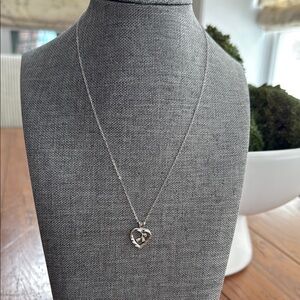 Silver Heart Pendant Necklace